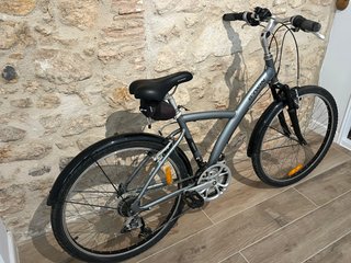 Bicicleta Paseo B'twin Gris