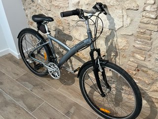 Bicicleta Paseo B'twin Gris