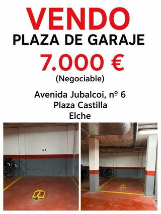PLAZA DE GARAGE EN PLAZA CASTILLA