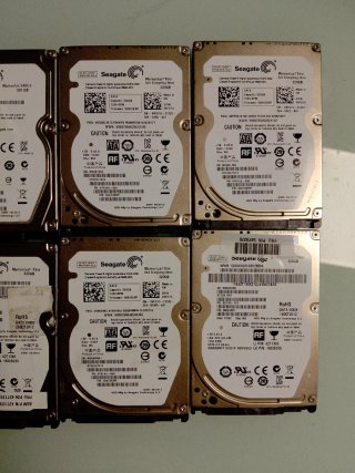 Lote 10 Discos Duros 2.5 Seagate 320GB