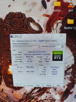Tarjeta Gráfica MSI RTX 5070 Ti 16GB OC