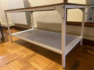 Mesa de centro madera y metal