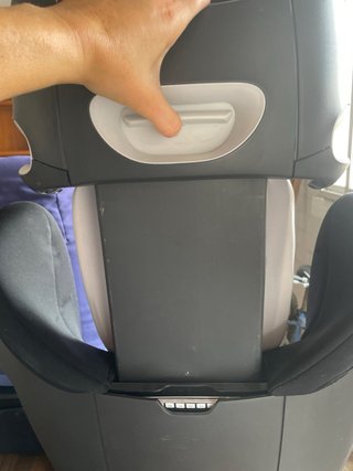 Silla de coche negra