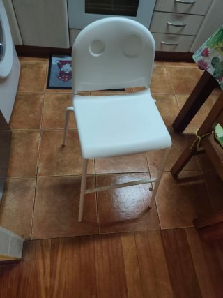 Trona infantil blanca