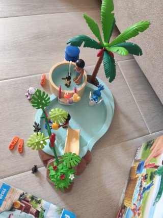 Playmobil 71529 Piscina con tobogán