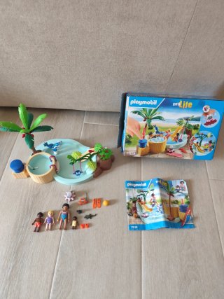 Playmobil 71529 Piscina con tobogán