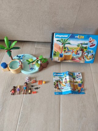 Playmobil 71529 Piscina con tobogán