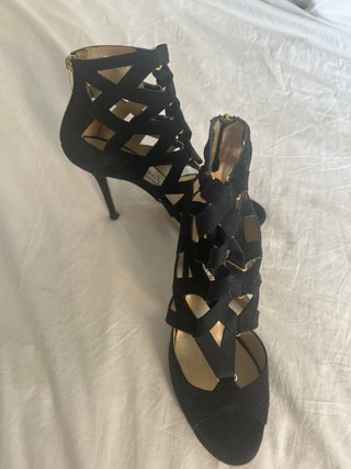 Sandalias Tacón Jimmy Choo Negras