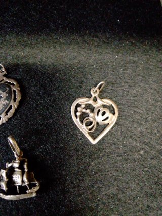 Colgantes y Anillos Plata Antigua