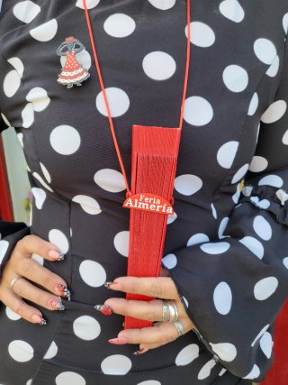 Porta abanicos Feria Almería