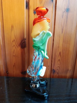Figura payaso cristal Murano