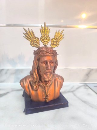 Busto Nazareno Linares Bronce y Oro