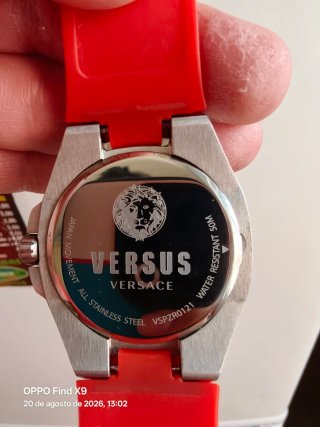 Reloj Versus Versace Negro y Rojo