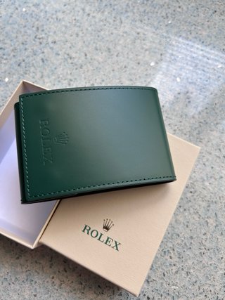 Rolex funda reloj estuche verde