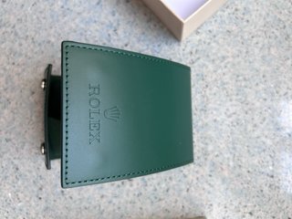 Rolex funda reloj estuche verde