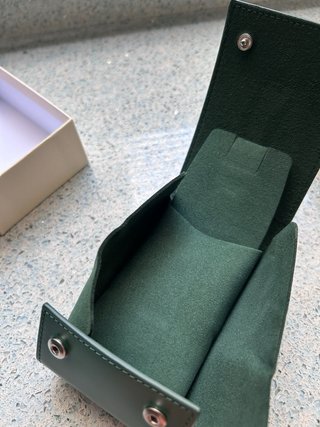 Rolex funda reloj estuche verde