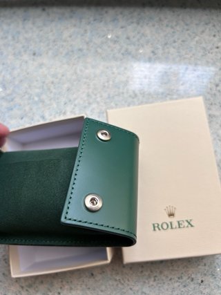Rolex funda reloj estuche verde