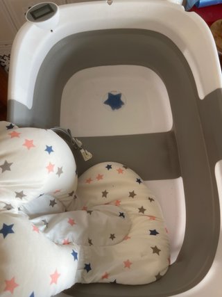 Bañera bebé plegable con cojín