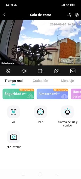 Cámara Vigilancia Solar Wifi Exterior
