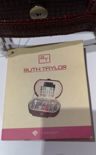 Maletín maquillaje RUTH TAYLOR rojo