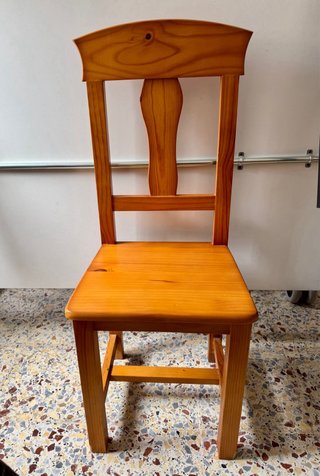 Sillas de pino macizo (7 unidades)