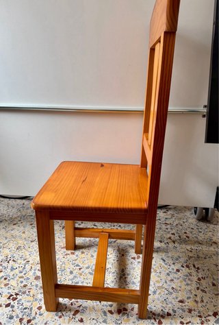 Sillas de pino macizo (7 unidades)