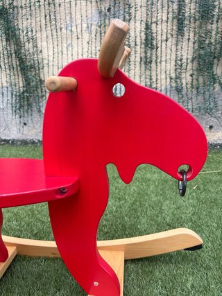 Mecedora reno infantil madera