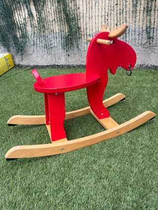 Mecedora reno infantil madera