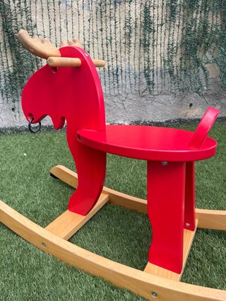 Mecedora reno infantil madera