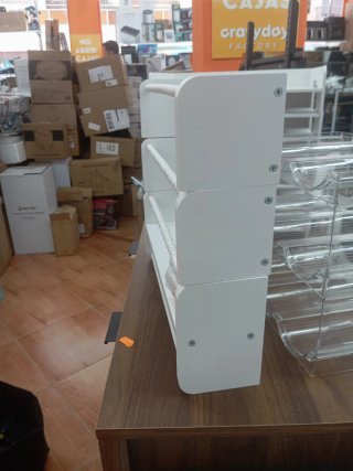 Juego 3 Estanterías Blancas