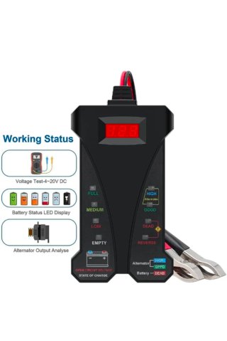 Comprobador de Batería Digital 12V