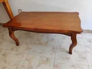 Mesa de centro de madera maciza