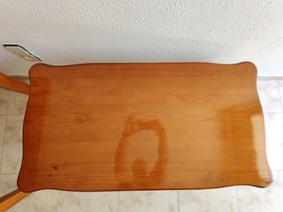 Mesa de centro de madera maciza