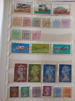 Lote >500 sellos: Asia, África, Europa y Argentina
