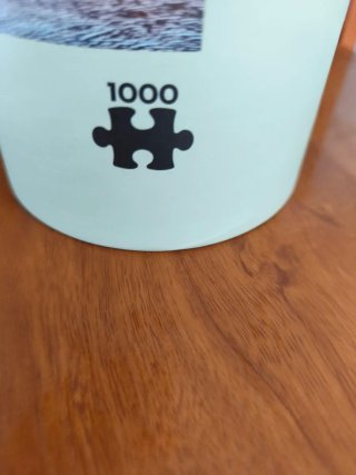 Puzzle azul y blanco