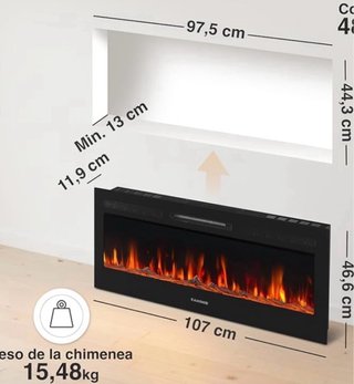 Chimenea Eléctrica Kaminio Marlon 42
