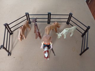 Playmobil Oeste Vaquero con Vacas