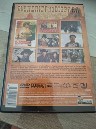 DVD El Sheriff No Dispara (Western)