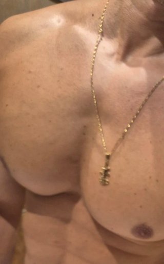 Cadena y Cruz Oro 18k