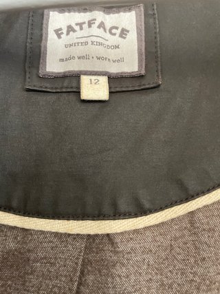 Chaqueta Fatface marrón talla 12