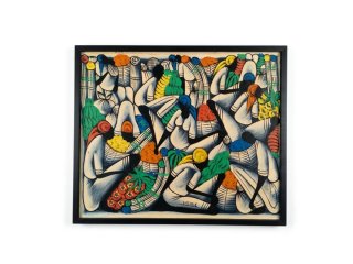Cuadro Naïf Africano