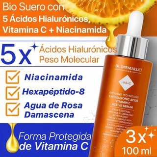 Serum Facial Dr. Dermaluci HA5 Vitamina C Niacinam