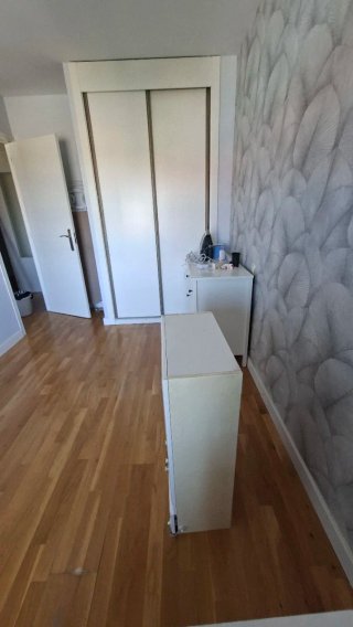 Armario colgante de baño blanco