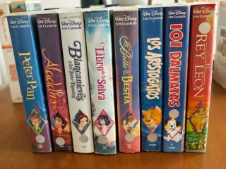 Lote VHS Disney Clásicos y Más