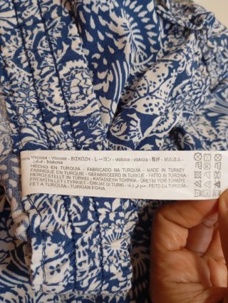 Falda pantalón Zara estampada