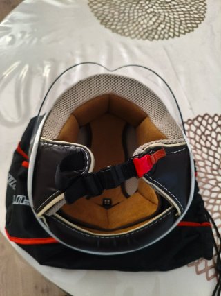 Casco NZI Talla XS (54) con su funda