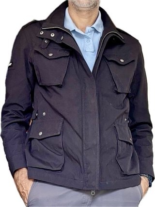 Woolrich Field Jacket Negra