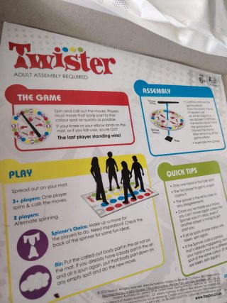 Juego Twister ENGLISH INGLÉS