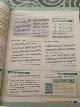 HE, Historia de España, Bachillerato, Andalucía...