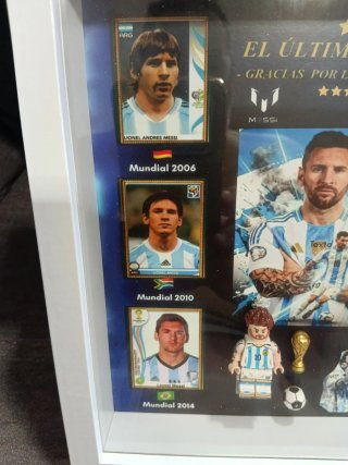 Cuadro personalizado Leo Messi mundial